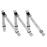 ELAYARD 3pcs Adjustable Safety Harness Straps for Stroller and High Chair with Reliable Fastening and Enhanced Stability, Portable Belt for Home and Travel