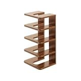 CFGH6FDF Minimalism Wooden Divided Bookshelf Open Tabletop Organizer Shelf Freestanding Book Shelf