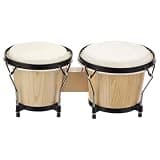 Bongo Drum for Kids, Wood Bongos | Professional Wooden Hand Drum - 6" & 7" Bongos, Educational Percussion Instruments for Adults