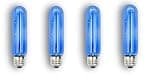 FOLNPATR 7006999 Blue Glass Replacement Bulb Compatible with sub-Zero Refrigerator,7006999 Freezer Refrigerator Light Bulb E26 40W Cool Blue Bulbs - 4Pack