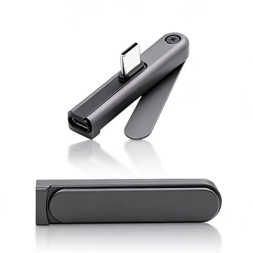 Poyiccot Invisible Holder Charger with Stand, 240W Fast Charging Station with Invisible Phone Holder, 2-in-1 Foldable Charger & Stand for Desk, Compatible with Smartphones & Tablets, 2 Pack