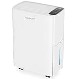 ASAHWo 1500 Sq.Ft Dehumidifier for Basement with Drain Hose Max 15 Pints, Dehumidifiers for Home, Bathroom, Bedroom, 4 Pre-Set Modes