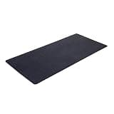 MotionTex Exercise Equipment Mat for Under Treadmill, Rowing Machine, Elliptical Machine, Fitness Equipment, Home Gym Floor Protection, 30" x 66", Black