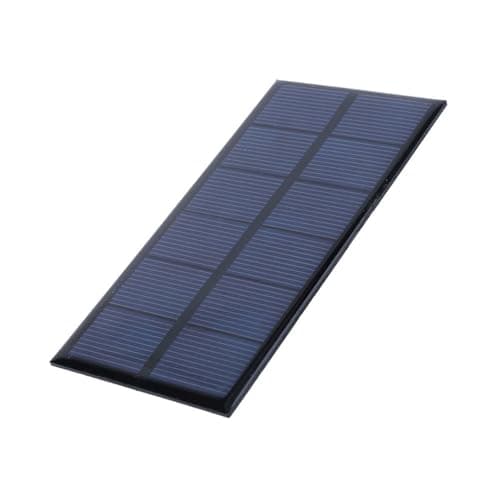 Generic 1W 3V Portable Crystalline Silicon Solar Panel, Compact Lightweight DIY Solar Charger for Outdoor Battery Charging, with Long Service Life
