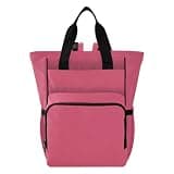 Nesatuwa Pink Honey Diaper Bag Backpack Waterproof Large Capacity Multifunctional Diaper Bags with Insulated Pockets and Stroller Straps Travel Backpack for Baby Girl/Boy