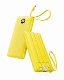 VRURC Portable Charger, Built-in 4 Cables Portable Phone Charger 10000mAh