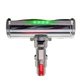 Compatible With Dyson, V7, V8, V10, V11, V15 Vacuum Cleaner Floor Brush Head, Green LED Lights For Carpets And Hard Floors