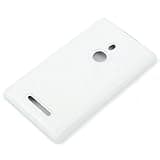 JUJEO 2108056375 Hybrid Fiber Cover for Nokia Lumia 925 - Non-Retail Packaging - White