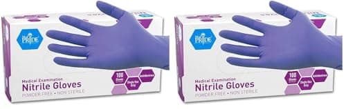 MED PRIDE Powder-Free Nitrile Exam Gloves Small (Pack of 200)