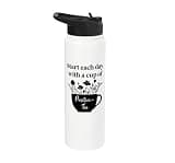 Have Cup of Positivi-Tea Mug Positive Quote Work Positivity Stainless Steel Insulated Water Bottle