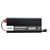 Leoezya Power Inverters 400W 800W 1500W 2000W 12/24V DC to 110/120/220/240V AC Converter for Vehicles USB Ports Car Charger Adapter with a Cigarette Lighter Ports Plug Outlet(400W)