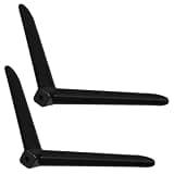 BETOOKY 1 Pair Tv Legs Replacement for Television Stand Base, Single-Hole Plastic Support Bracket with Sturdy and Sleek Design, for Bedroom and Conference Room Tvs