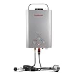 GASLAND BE158S Tankless Water Heater Propane – CSA Certified, 41,000 BTU, 1.58 GPM, Digital Display & Multi-Protection Portable Hot Water Heater for Camping, RV, Off-Grid & Outdoor Showers