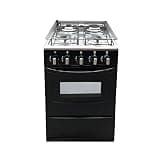 20" Freestanding Gas Range Oven - equipped with 4 coil burners and stainless steel oven