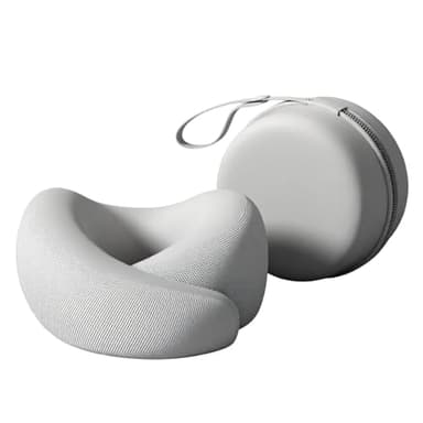 Obotsnoi Portable U-Shape Memory Foam Neck Pillow for Travel and with Breathable Cover Breathable