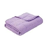 Weighted Blanket for Women and Men, Comfortable and Soft Throw Weighted Blanket with Premium Glass Beads for All Season 5 lbs 40"x60" Purple