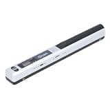 Tbest Portable Scanner Handheld Scanner Document Scanning Wand 900DPI A4 Color Photo Image Scan JPG PDF USB 2.0 32GB Micro SD Card Support for Documents Photos Receipts (Silver)
