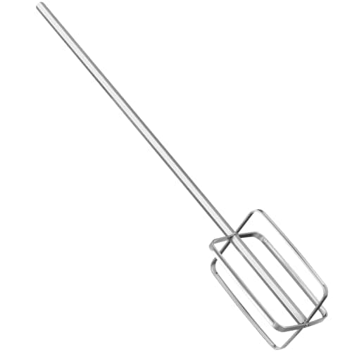 ABOOFAN Paint Mixer for Drill, 15.7" Stainless Steel Mixing Paddle with Hex Shaft, Rust-Proof & Easy to Clean, 4-Blade Drill Attachment for Resin, Epoxy, Concrete