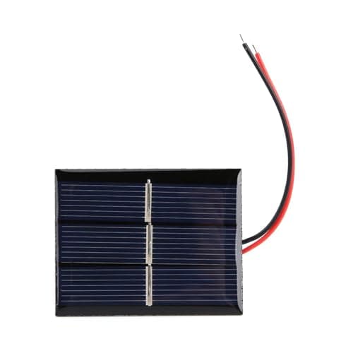 Power Bank USB Powerbank Solar Panel 0.4W 1.5V Polysilicon Solar Epoxy with Wire Mini Solar System DIY Module(1pcs)