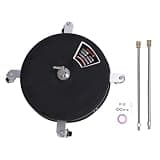 Generic 16.5 Inch Pressure Washer Surfaces Cleaner, Stainless Steel 1/4 Inch Connector 4500 PSI with 4 Wheels & Rotating Spray, for Floor Wall Vehicle Driveway Sidewalk