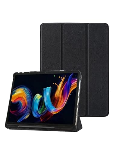 Case for TCL NXTPAPER 11 Gen2 Tablet 11inch,Hard PC and Premium PU Stand Cover Ultra Lightweight Slim Shell Stand Cover for NXTPAPER 11 Gen2,Black