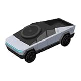 BGGJJ Automotive Decorative Accessories Desktop Cybertruck 3 in 1 Magnetic Fast Wireless Charger Stand Fit for iPhone 16 15 Pro Max, Fit for Samsung Watch Fashionable and Stable(Blue)