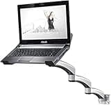 Ultra-Long Arm Aluminum Alloy Full Motion Laptop & Monitor Wall Mount - Versatile Bed Pole Compatible Holder Stand