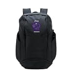 Heart Design with Purple Butterflies and Stars Sport Backpack