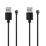 YANMONGI [2 Pack] for VNEXFU Smart Ring Charger,2Ft/60cm,USB Portable Magnetic Replacement Charging Cable Compatible with VNEXFU Smart Ring Size7/8/9/10/11/12