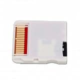 Jiawu Flash Card Fit for, 64GB Builtin Memory Video Game Flash Memory Card, Game Console Cartridge with Easy Drag and Drop Management and Auto Save Backup for 2DS 3DS (White)