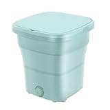 Portable Washing Machine, Folding Washing Machine Large Capacity Socks Underwear Dormitory for Easy Storage Travel,for Apartments,RV,Camping