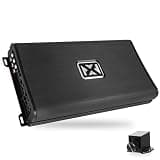 NVX VAD11005 v2 Model 5-Channel Class D Amplifier 2200W Peak, 1100W RMS, 2/4-ohm Stable, High/Low Pass X-Over, Bass Boost, Remote Subwoofer Bass Knob, for Car/Truck/Marine/UTV/Motorcycle (VAD11005v2)