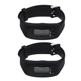 Toyvian 2pcs Fitness Tracker Watch with Pedometer for Men and Women, Silicone Band, Versatile Functionality, Step Tracking for Outdoor Activities and Everyday Use