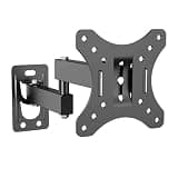 TV Monitor Wall Mount Bracket Articulating Arms Swivel Tilt Extension Rotation，Compatible for Most 10-32 Inch Flat Curved TVs(A)