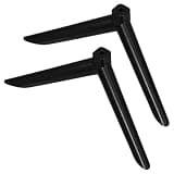 ELEOUTI Universal Holder 1 Pair Base Stand Tv Single-Hole and Plastic Pedestal with Sturdy Support for Living Room Bedroom Televisions
