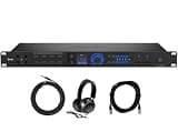 Fender Quantum HD 8 USB-C Audio Interface Bundle with Headphones, XLR Cable and Instrument Cable