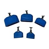 CoudarTitie Percussion Block Set mountable drum block rhythm instrument temple block with unique wood timbre suitable for jazz bands contemporary ensembles percussion orchestras music festivals, Blue