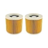 PYQMZTRV Premium Wet & Dry Vacuum Cleane SE4001 MV1 WD3200 WD3300 A2204 A2656 Replacement Dust Bag Filter,Compatible for Karcher WD3 MV3(2pcs)