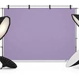 Pure Lavender Purple Backdrop 10x8ft Modern Solid Color Minimalist Art Photography Backdrop Photoshoot Background Tapestry Banner for Birthday Baby Shower Decoration Party Video Photo Studio Props