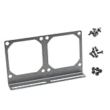 Cooling Fan Bracket Rack, Galvanized Steel Case Fan Holder Bridge for 8CM, CPU Cooler Mounting Accessory