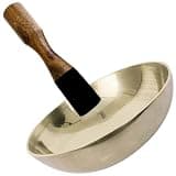 JOINPAYA Meditation Singing Bowl Set with Copper Bowl and Wooden Mallet for Yoga and Mindfulness Practice, for Meditation and Relaxation in Specially Designed Rooms or Home of Buddhist