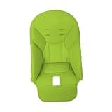 NonMiFyR High Chairs Seat High Seat Leather Pad Chair Cushion Booster Cover Pu Waterproof Material with Cozy Hygienic Surface Suitable for Child, Green