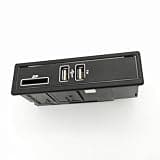 USB Interface for Mercedes-Benz W205 W253 W213 C-Class E-Class GLC for amg GT 2015-2019 OEM A2058200226 Replacement Port Black
