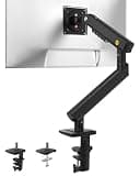 NB Smoovex Single Computer Monitor Mount, Monitor Stand fits up to 32 Inch, Mechanical Spring Monitor Arm, VESA 75/100 mm, Model-A5(Black)