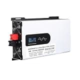 6000W Pure Sine Wave Power Inverter, DC 12V/24V/48V to 110V/220V AC with LCD Display, DC to AC Power Converter for Home, RV and Off-Grid Use 24V6000W