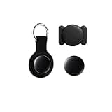 LHKQMYT Tracee 2.0 iOS GPS Tracker + Premium Magnetic Case (Black-iOS System,X2PCS)