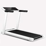 Treadmill Walking Full-Folding Home Treadmill, Installation-Free, Small and Ultra-Quiet, LED Display Sports Walking Machine, Suspension Balance Shock Absorption(White)