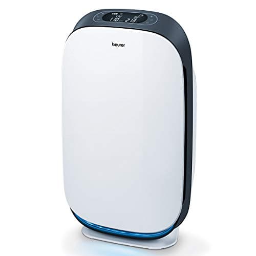 Beurer LR500 App Controlled Air Purifier | 3-Stage Filter System | UV Light Function | 4 Fan Speeds | Quiet Night Mode | Suitable for Rooms 34 m² - 106 m² | Temperature and Humidity Display