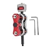 ZGHUNVRE 360 Degree Rotation Articulating Arm, Adjustable Double Ball Head Arm with Retractable Pins and 1/4 Inch Screw for Monitors, Microphones, Cameras, LED Lights