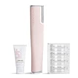 DERMAFLASH LUXE+ Sonic Dermaplaning Tool for Face Peach Fuzz Removal, Anti-Aging and Exfoliation, Icy Pink